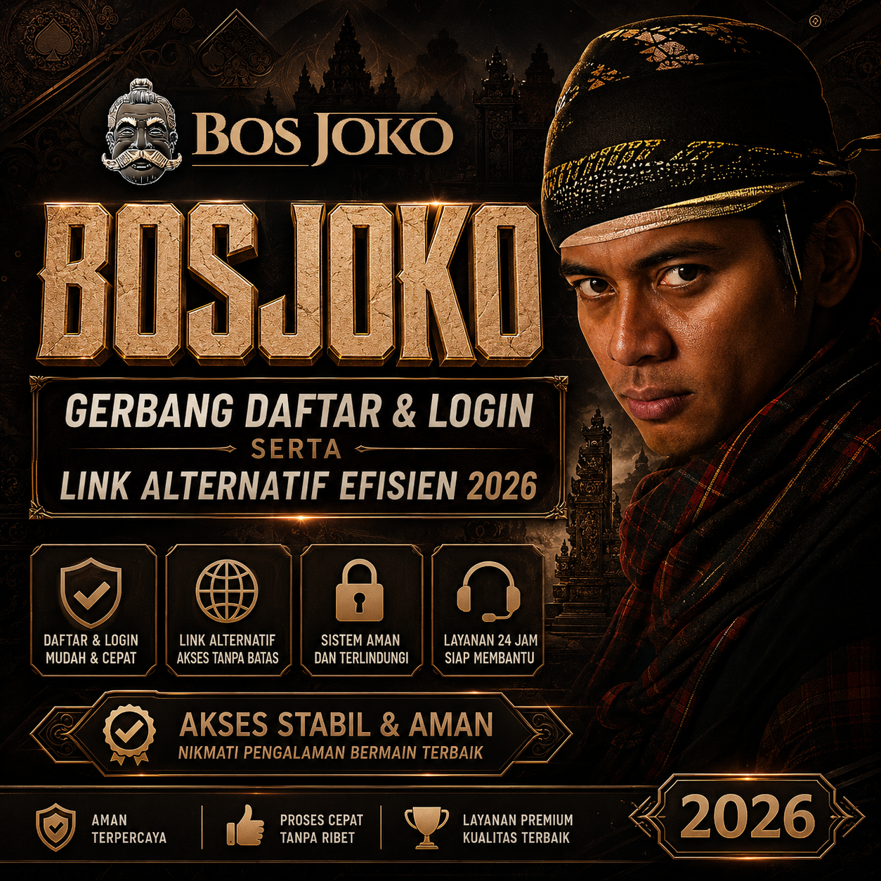 BOSJOKO Front Black 